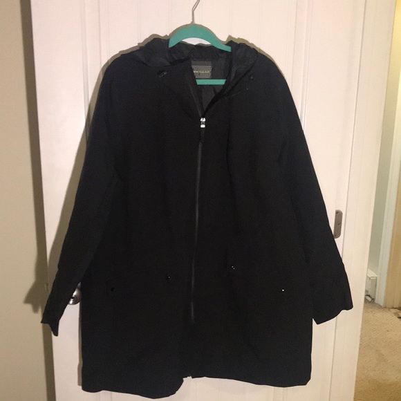 Tek Gear Jackets \u0026 Coats | Nwot Tek Gear Hooded Rain Jacket Womens 2x | Color: Black | Size: 2x | Danica106's Closet